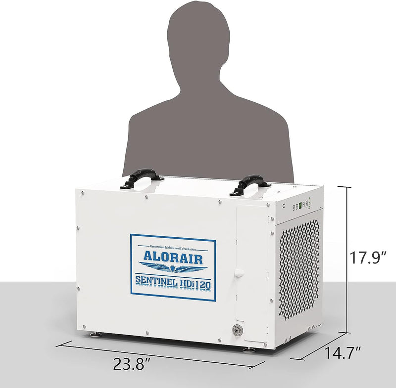 Weekly Rental  - ALORAIR Sentinel HDi120 Commercial Dehumidifier with Pump, 235 Pints Whole Homes Dehumidifier for Crawl Spaces, Basements